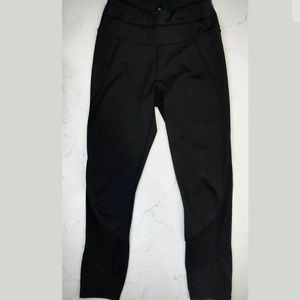 ATHLETA 7/8 Tight 21"; XXS (Black(w/ mesh detail)